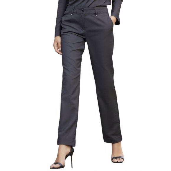 MICHAEL Michael Kors Gramercy Fit Pants Straight Leg Brown - Picture 1 of 14